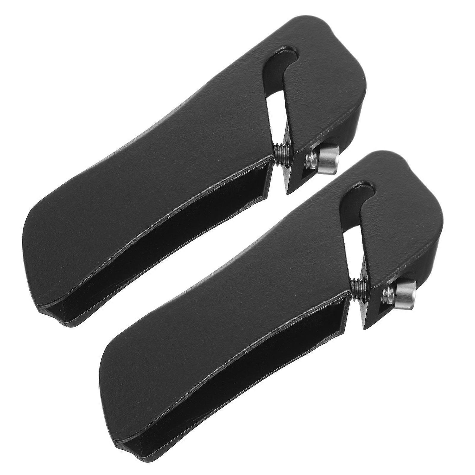 1 Pair of Sturdy Mountain Bike Handlebars with Grips and End Caps Bike Supplies