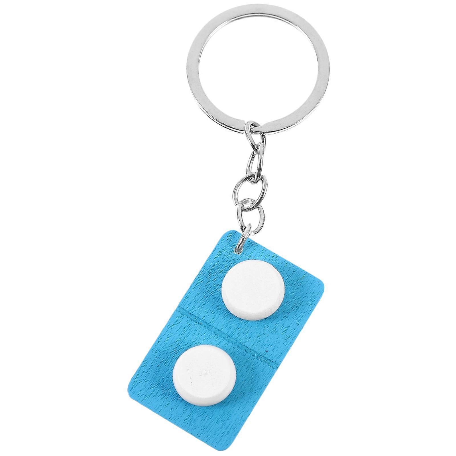 Nurse Keychain Simulation Pill Keychain Artificial Pill Keychain Pendant Goodie Bag Filler