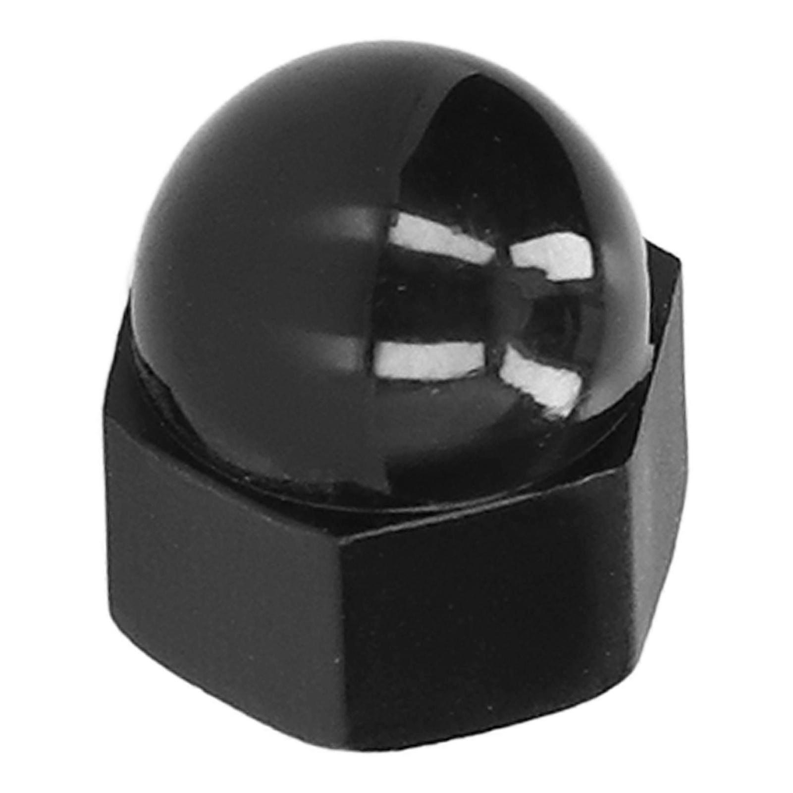 10Pcs M5 Black Plastic Hex Nut Covers Dome Caps Fasteners