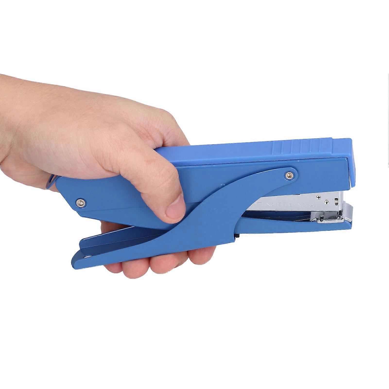 Ergonomic Handheld Stapler Blue 20 Sheets Binding 54mm Depth