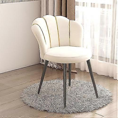 Makeup Vanity Chair With Backrest, Vanity Stool For Bedroom Or Dressing Table, Comfortable Stool For Makeup Routine