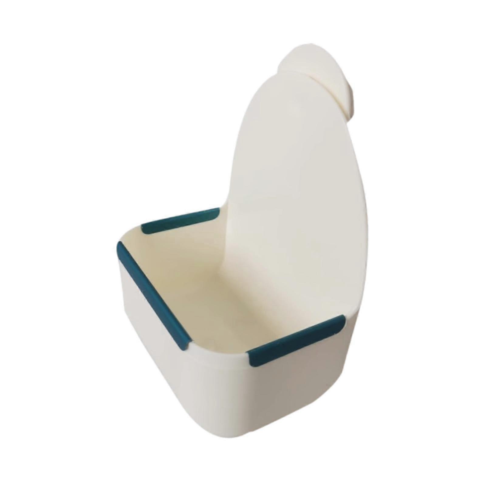 Guinea Pig Hay Feeder, Grass Frame Rack Bin Feeder, Food Basket, Feeding Bowl, White, For Chinchilla And Hamster