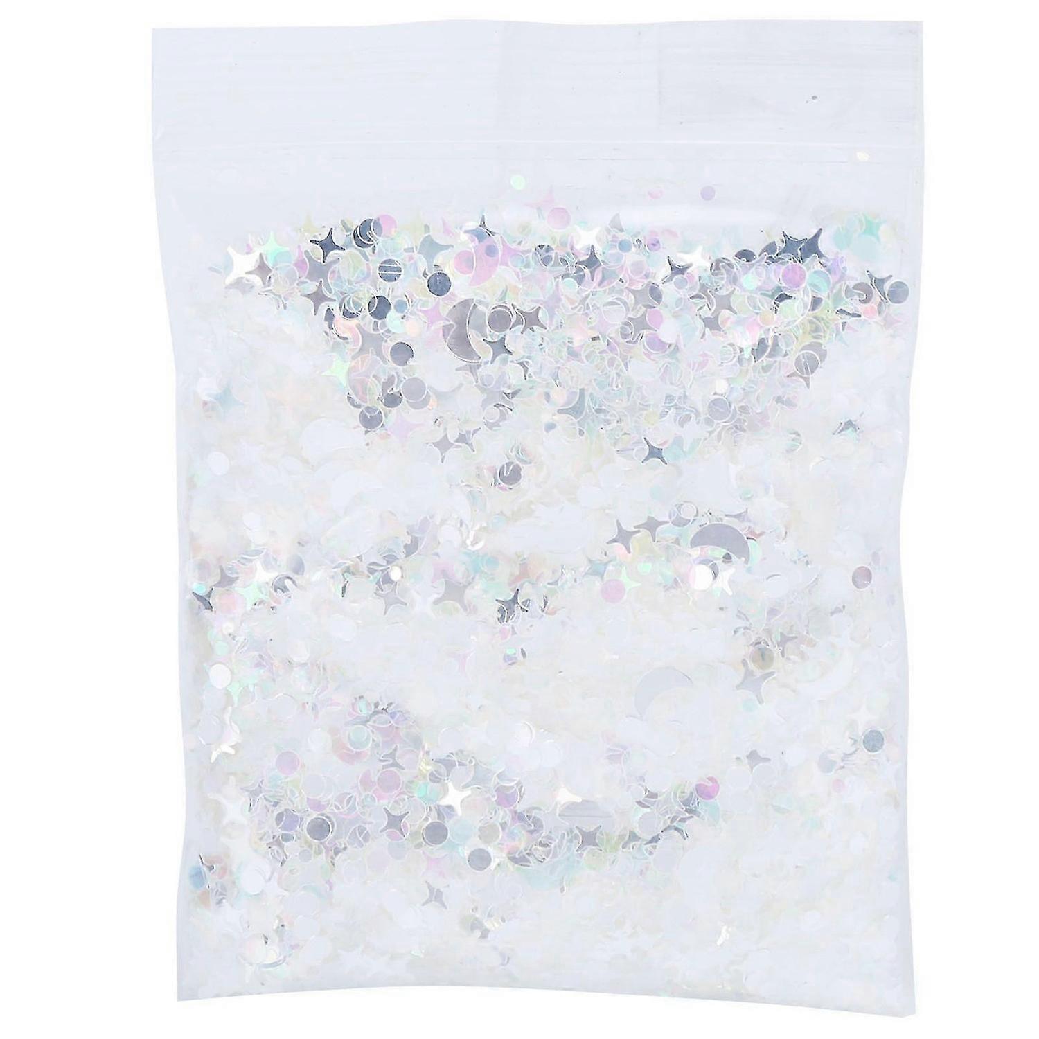 2025 Latest Model Star Sequins PET Silver Mixed Fantasy Glitter for Body Face