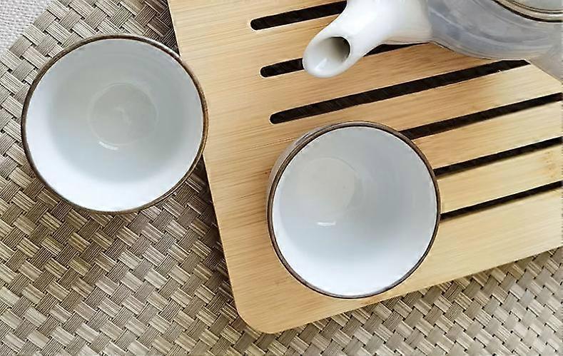 Japanese-style Handle Pot Ceramic Tea Set