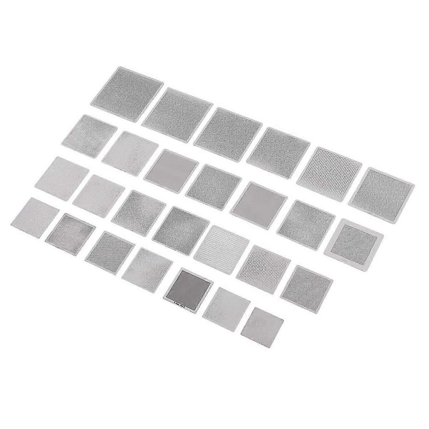 27Pcs Universal Direct BGA Heating Stencil Fixture for SMT SMD Chips