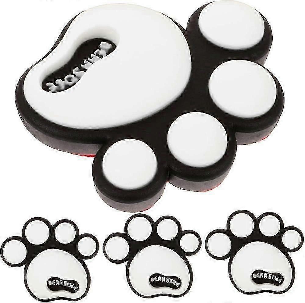 4pcs Ski Stickers Surfboard Stomp Pad Spike Stomp Snowboard Grip Sticker Modular Mat Stomp Pad Snowboard