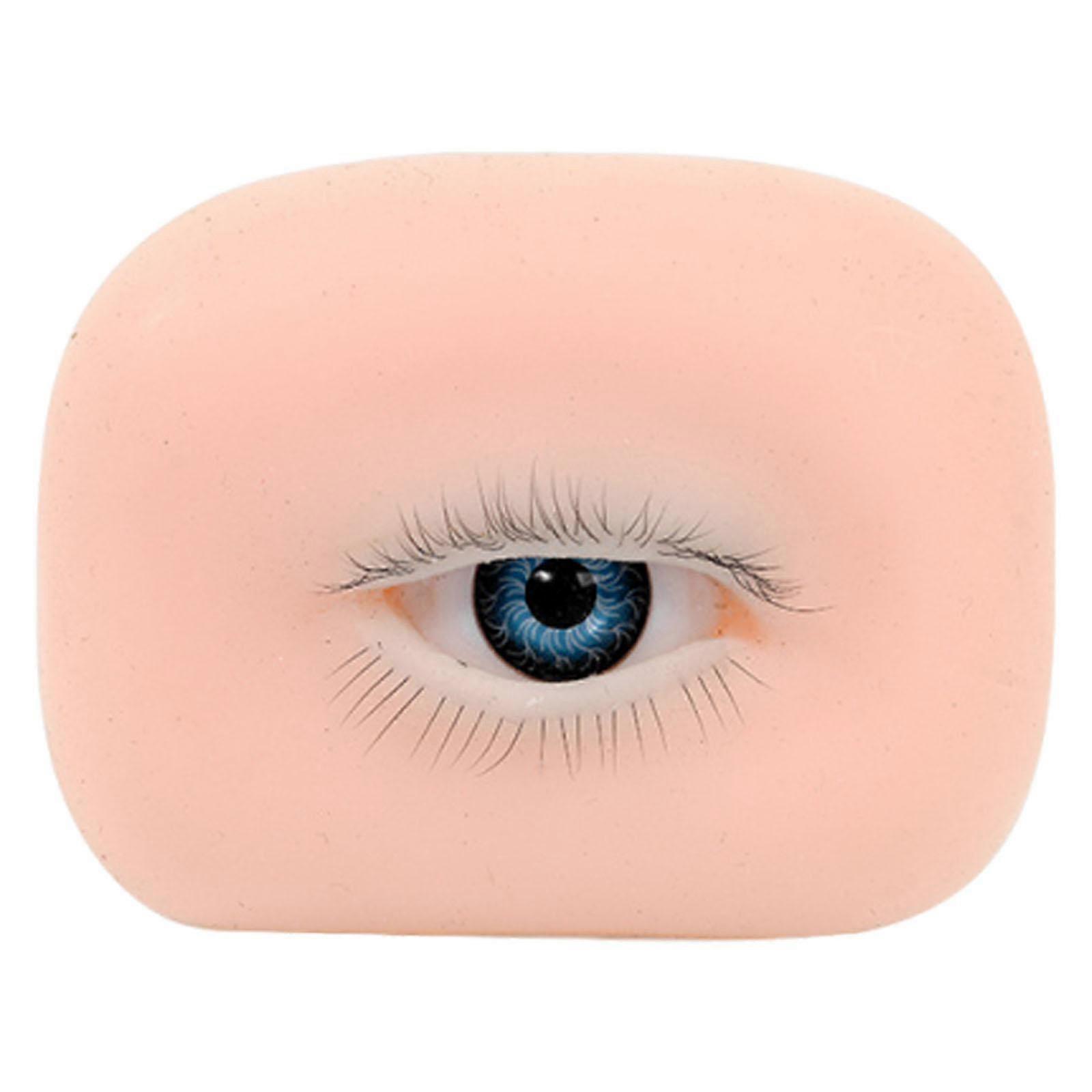 5D Silicone Eye Model Training Makeup Model Silicone Training Tool Convenient