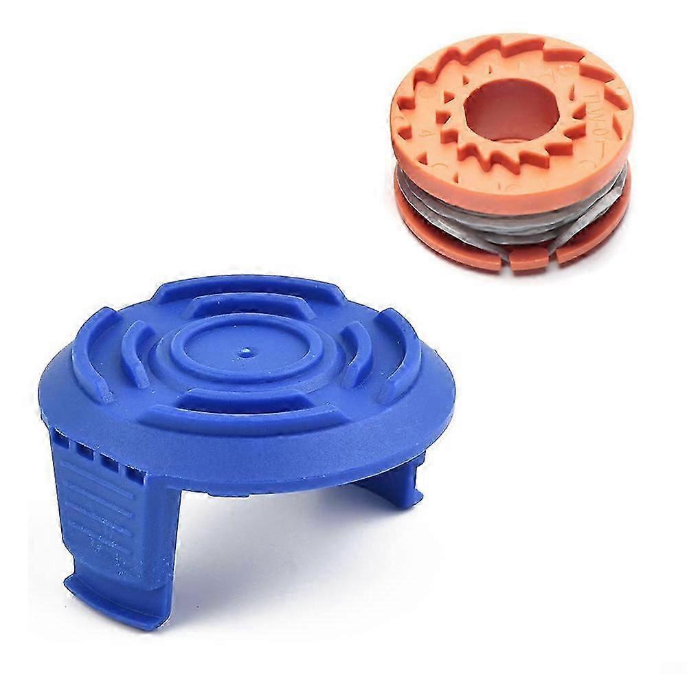 Suitable for Spear and Jackson / Mac Allister / Qualcast / Worx Lawn Mower Spool + Spool Cap TLW-01-1