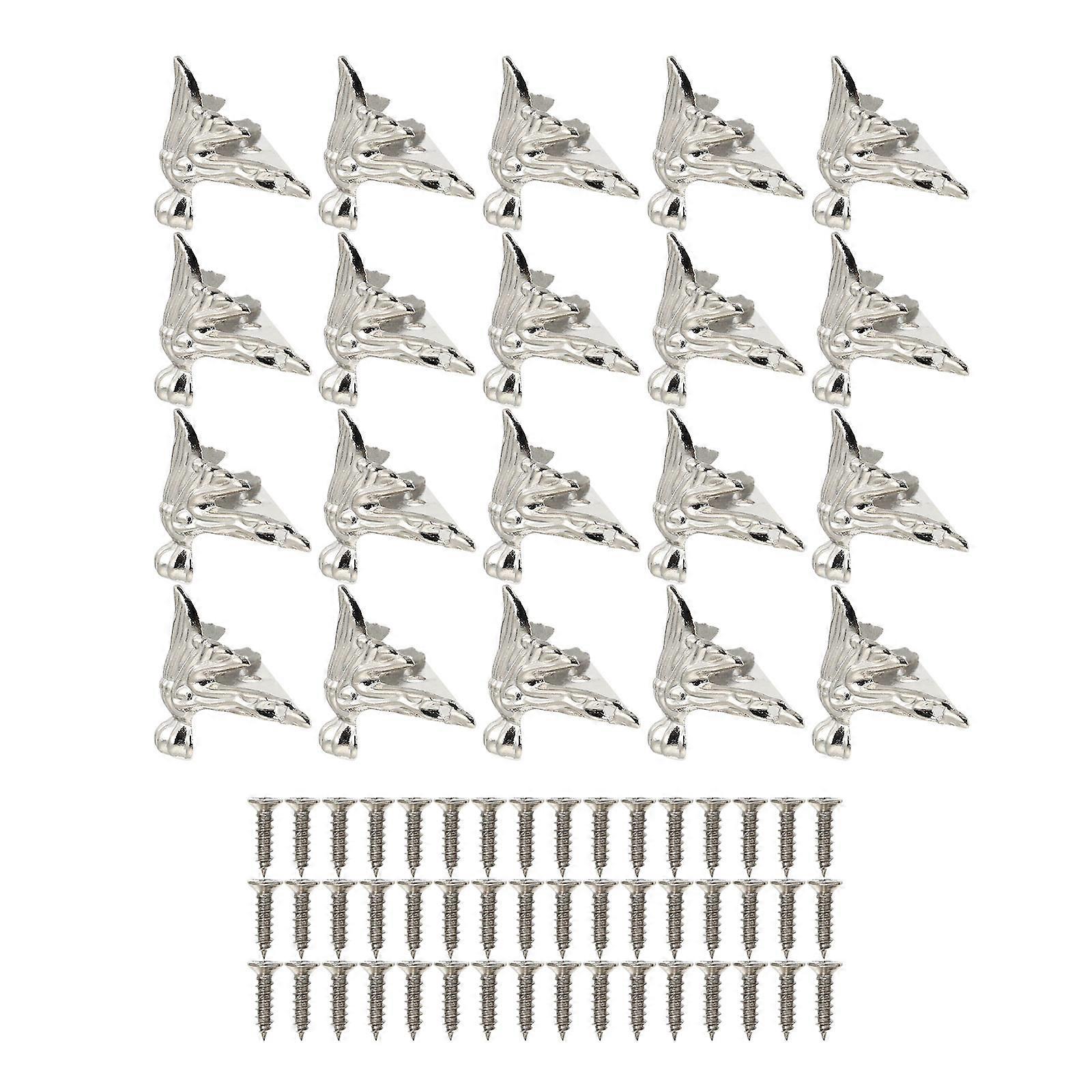 Square Box Legs Metal Box Feet Crafted For Home Decoration 2.8X2.8X2.8CM Zinc Alloy Raise Furniture Height 20Pcs