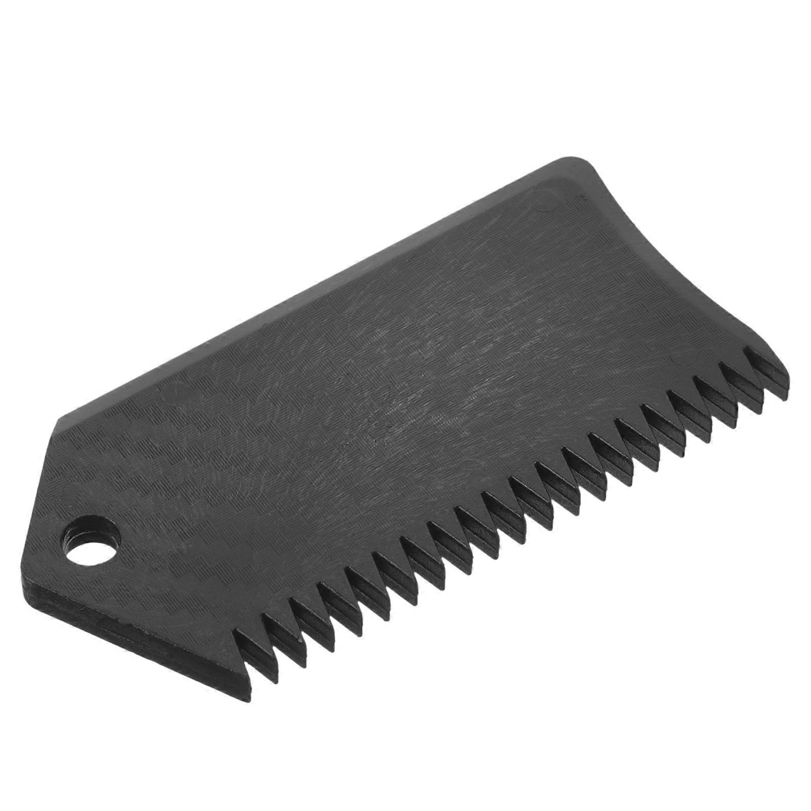 Wax Comb Plastic Wax Removing Comb Surfboard Cleaning Supply Black Carbon Fiber Pattern Wax Removing 1Set