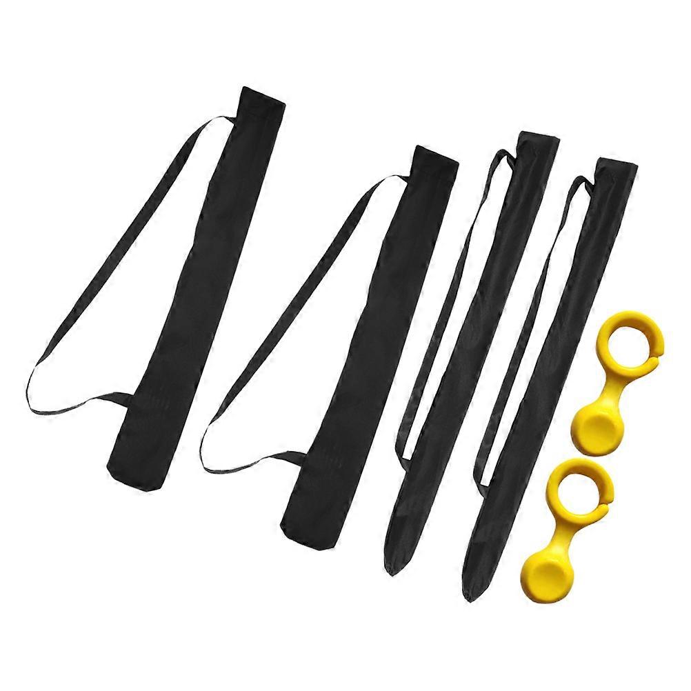 Water Absorbing Umbrella Bag Black Long Handle Umbrella Carrier 2Sets