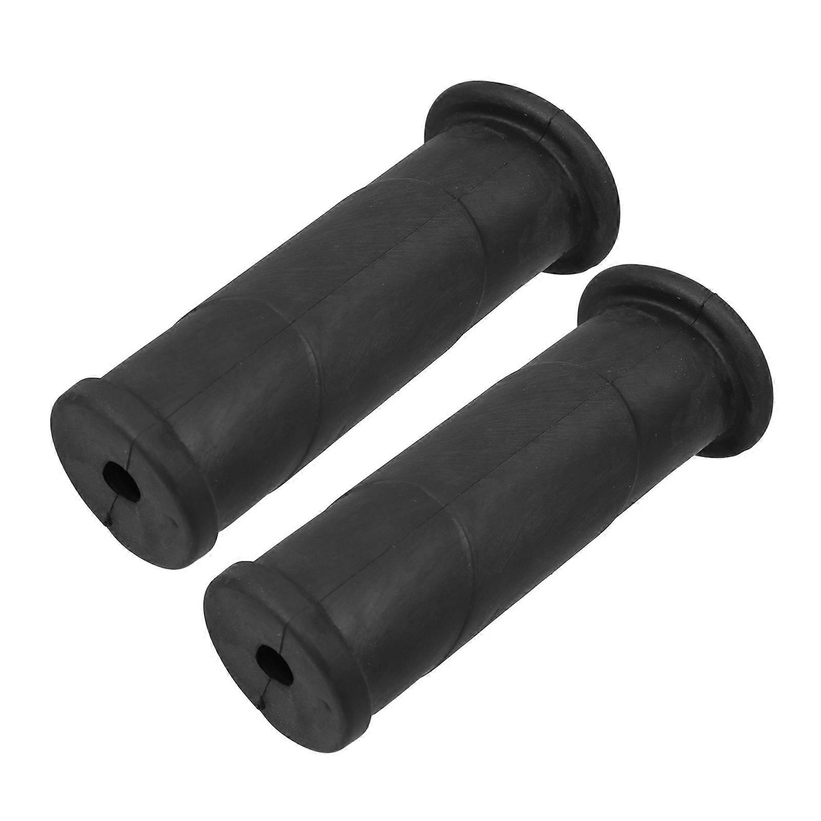 Cylindrical Handle Grip Sleeve 2Set For Mechanical Workers In Automotive Repair And Industrial Settings Black Rugged Design For Scratch Protection