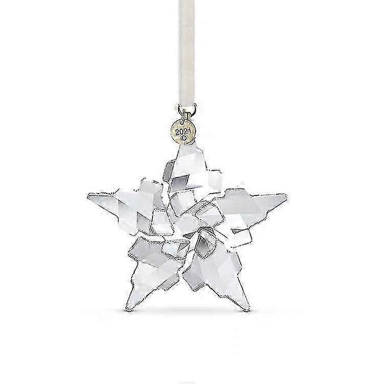 Christmas Ornament, 2021 Annual Edition, Large, Clear Crystal