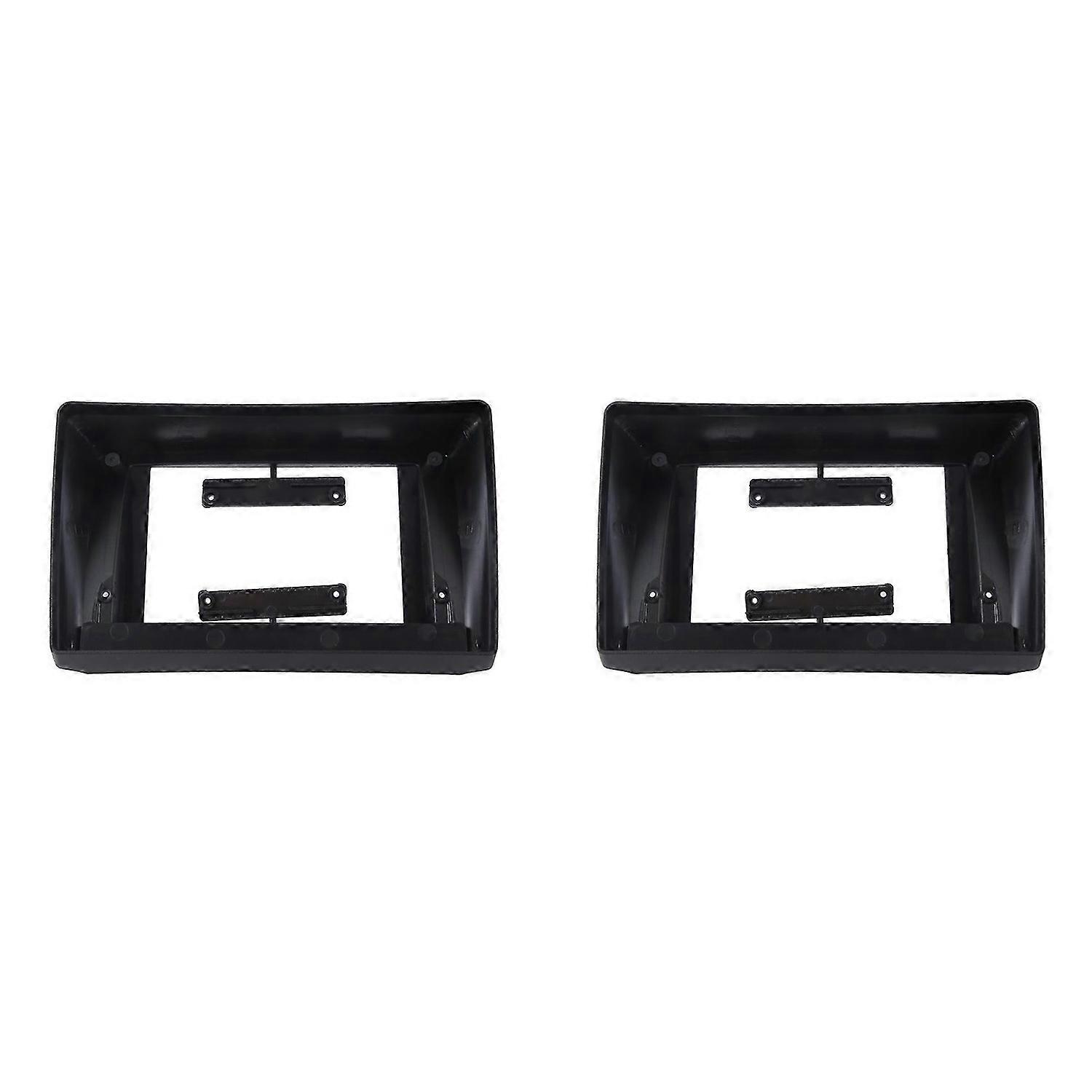 2X Frame Fascia Adapter Android Radio Dash Fitting Panel Kit for Nissan Primastar Opel Vivaro Renault Trafic 2001-2010