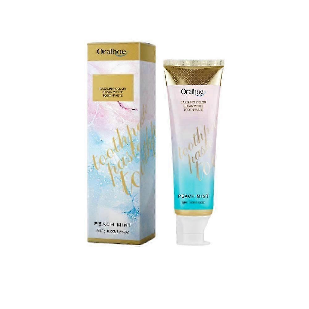 Teeth Whitening Toothpaste,peach Mint Toothpastes