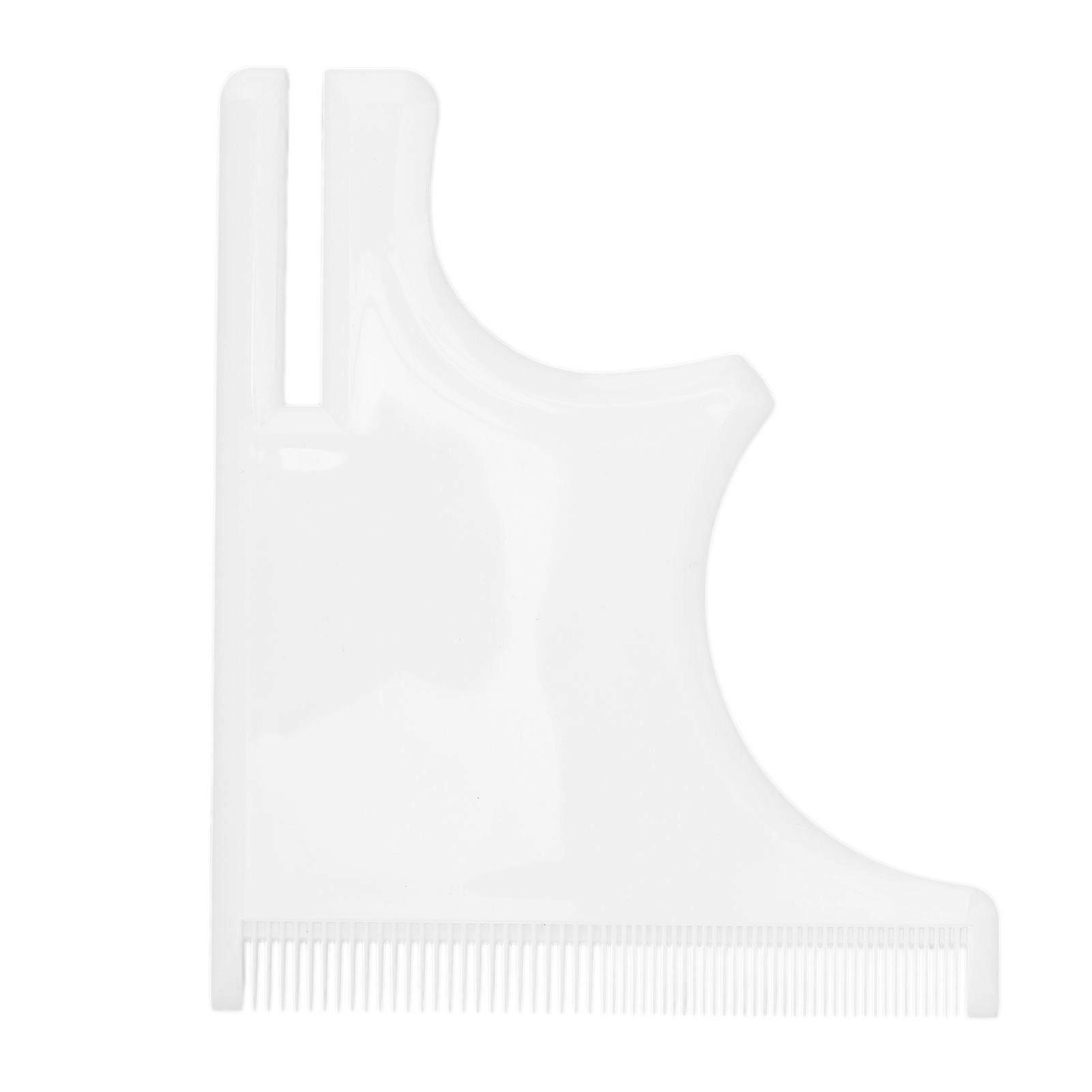Beard Shaping Template Guide Shaping White Beard Styling Tool for Trimming Hairline Neckline