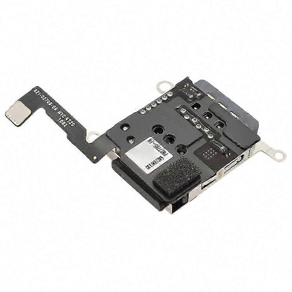 For  12 Pro Max 6.7 inch SIM Card and SD Card Tray Holder Flex Cable Replacement Part (without)