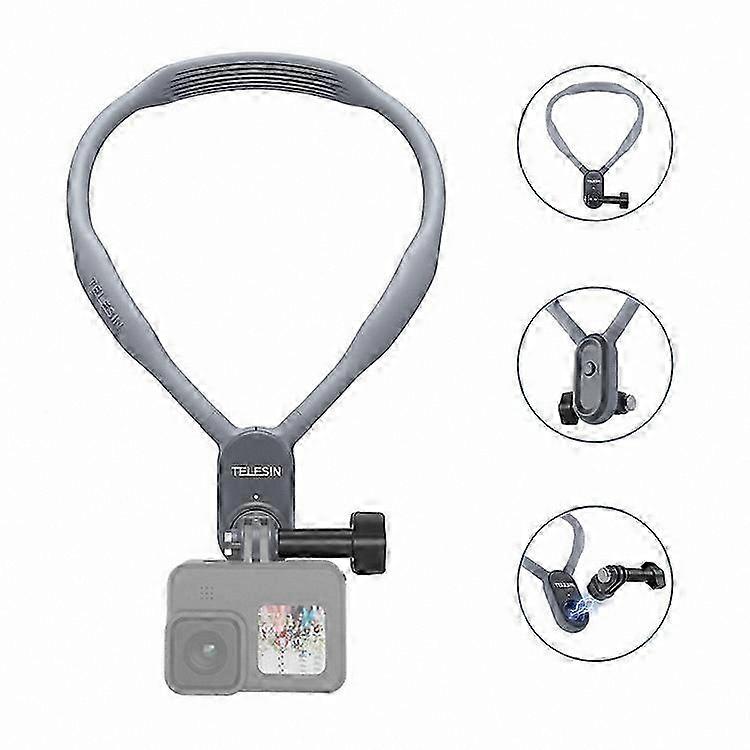 Action Camera Magnetic Neck Mount for GoPro and Insta360 Models