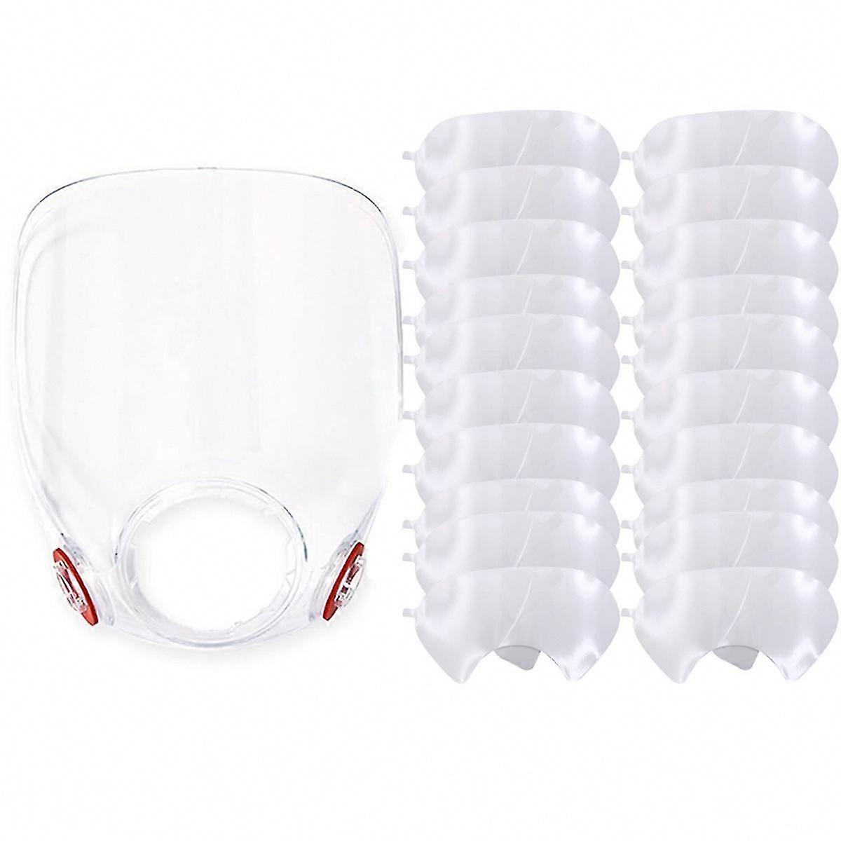 Replacement Lens Assembly and 20 Lens Covers for 3M 6885, 6000, 6700, 6800, 6900 Series Respirator Masks