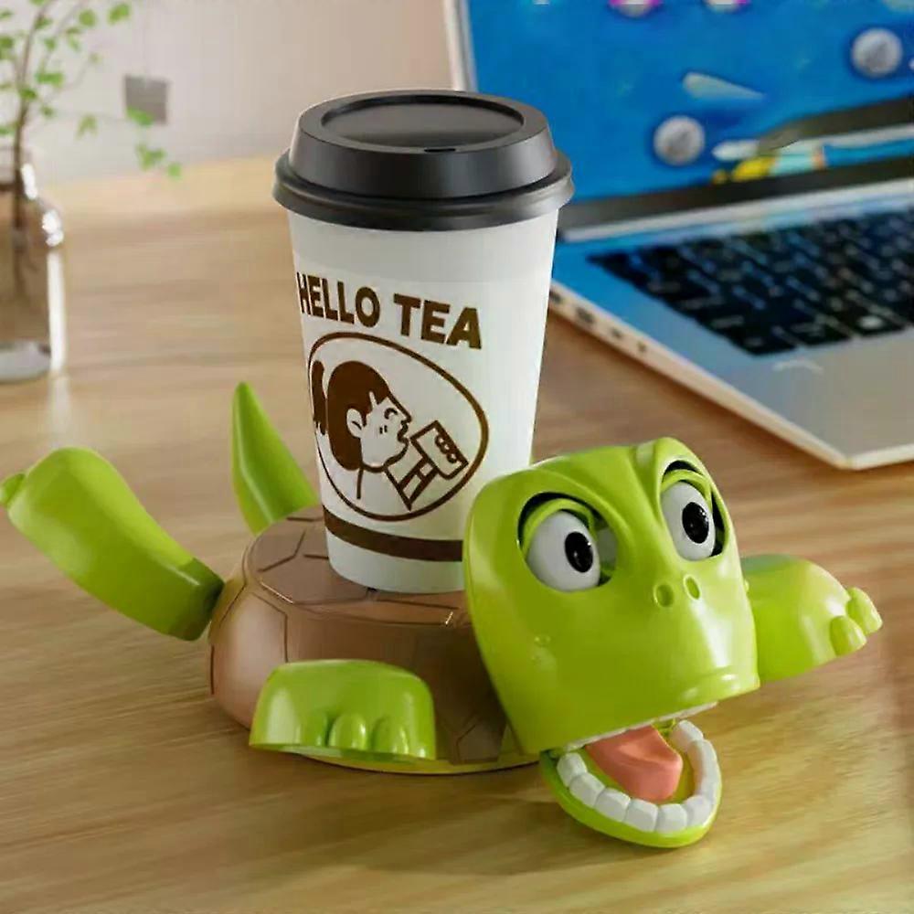 Funny Screaming Turtle Shape Coasters DIY Desktop Decorations Prank Props Creative Gifts