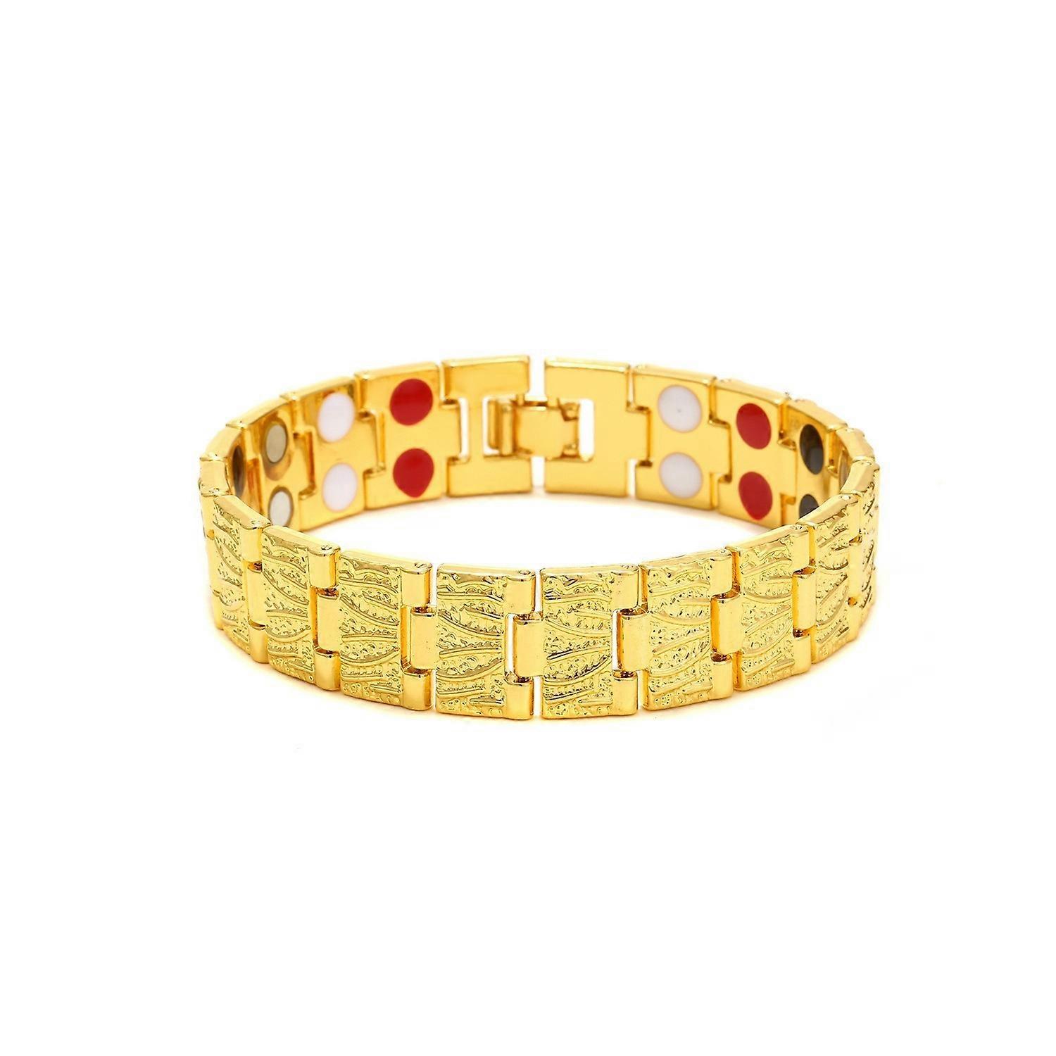 Magnetic Bracelet, Adjustable Double Row Men's Accessory Couple Bracelet