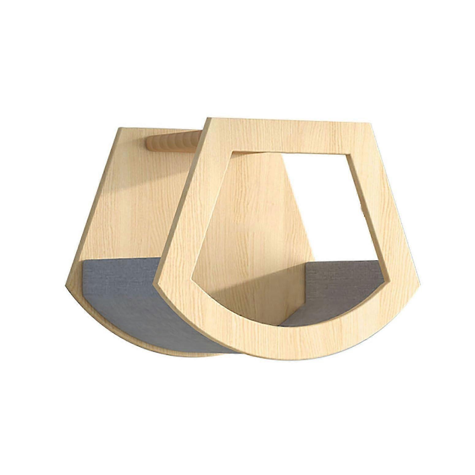 Cat Wall Shelves Set Includes Cat House, WallMounted Stairs, Scratching Post, Cat Bridge, Jumping Platform, DIY Size C8