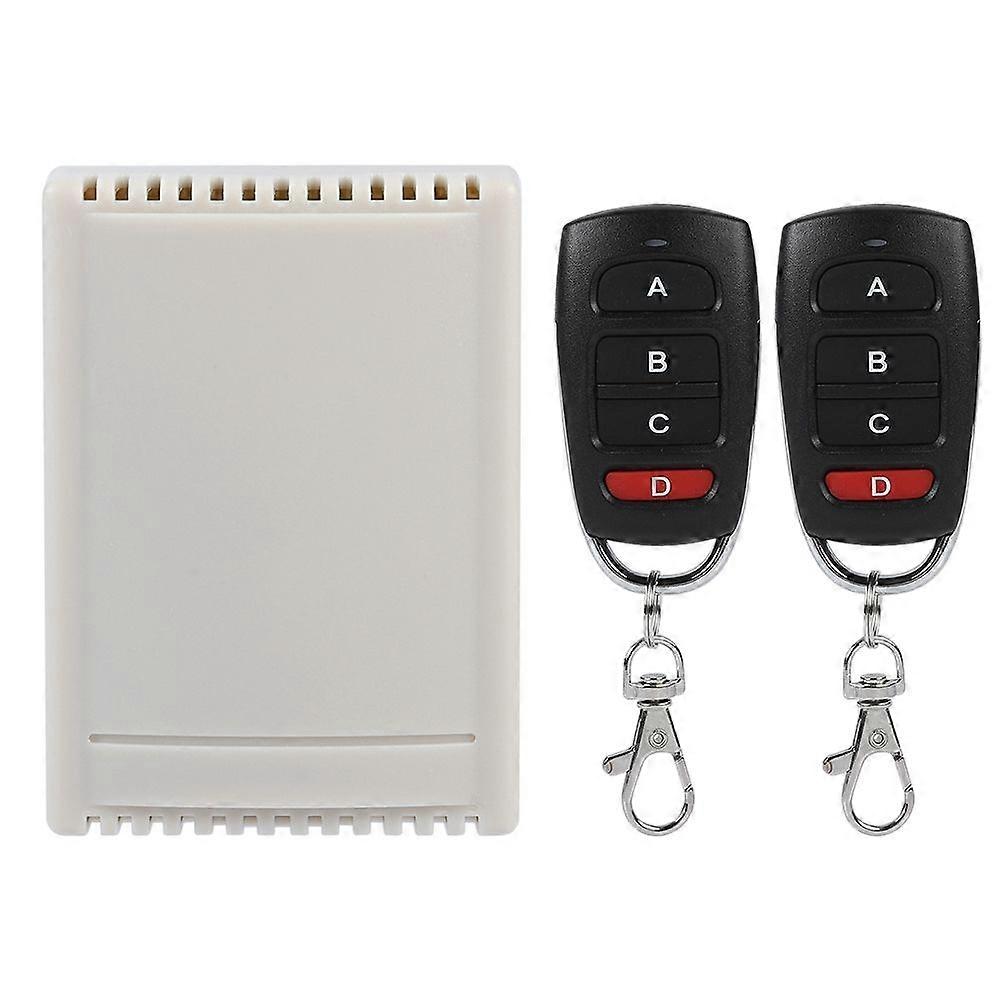 12V 4-way Wireless Remote Control Switch Wireless Relay Receiver Transmitter Replacement