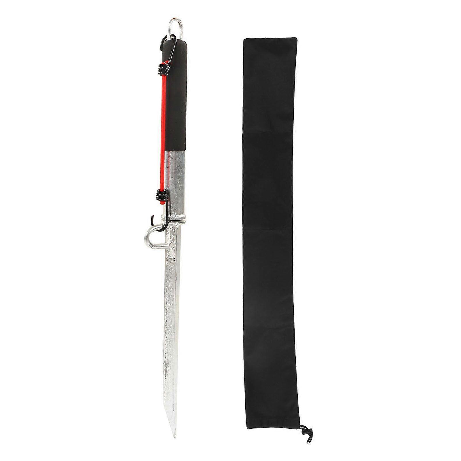 Beach Spike Stainless Steel Galvanized Self Hammering Beach Spike Anchor for Boat PWC 43.3in