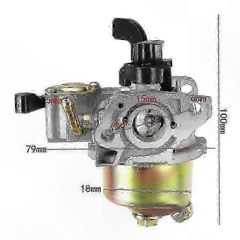 Metal Carburetor Mixer Replacement Kit for 4-Stroke Engines, Durable and Practical Engine Component for Small Machinery Use