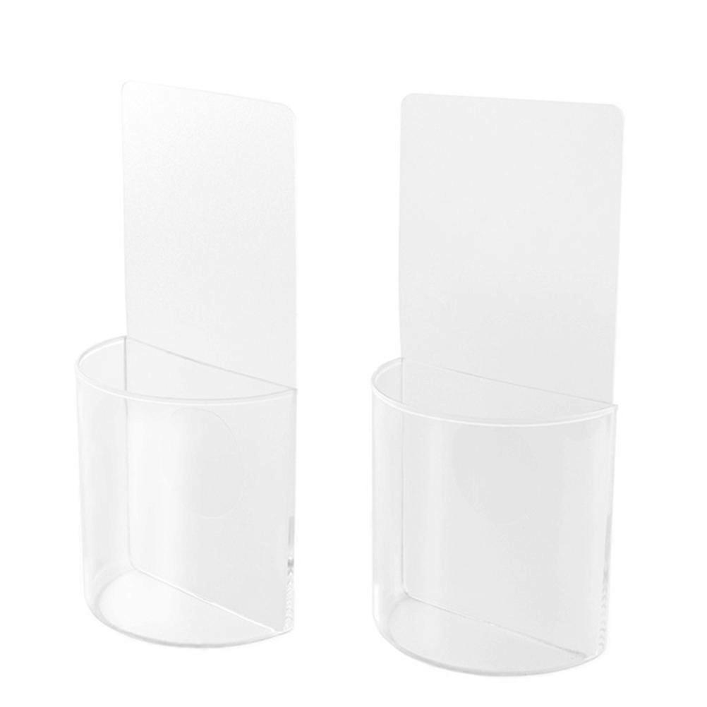 Home Use Transparent Wall Mounted Storage Box with 4Pcs Holder