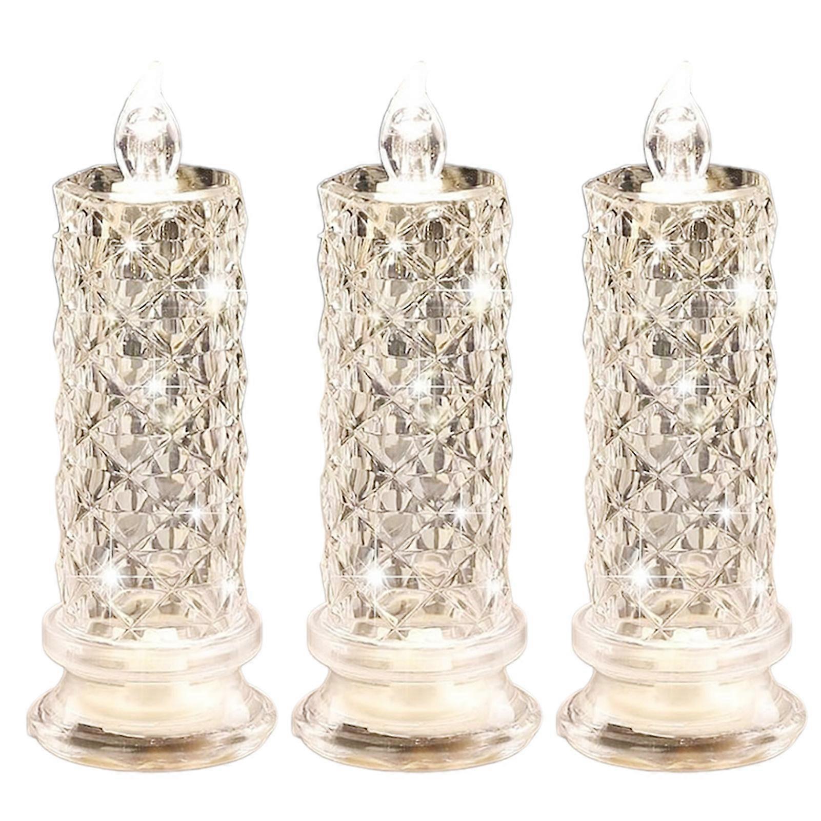LED simulation candle lamp teardrop effect, Battery-powered easy placement anywhere, Wedding Table Centerpieces