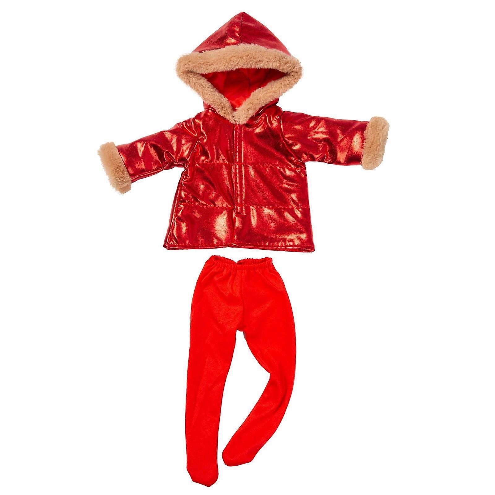 2pcs Roupas de Boneca de Brinquedo 18 polegadas Jaqueta e Calças, Conjunto de Roupas de Boneca Doce e Fofa