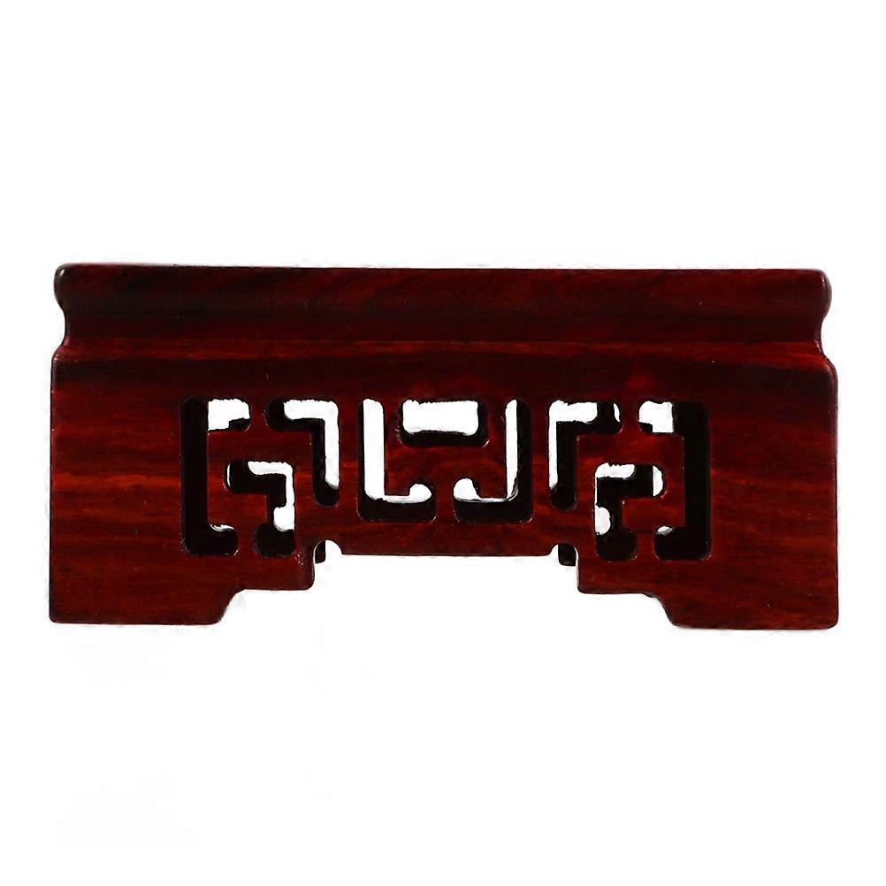 Sophisticated Wooden Pedestal Stand Ideal For Displaying Crystal Spheres Or Buddha Statues In Home Decor 2Pcs