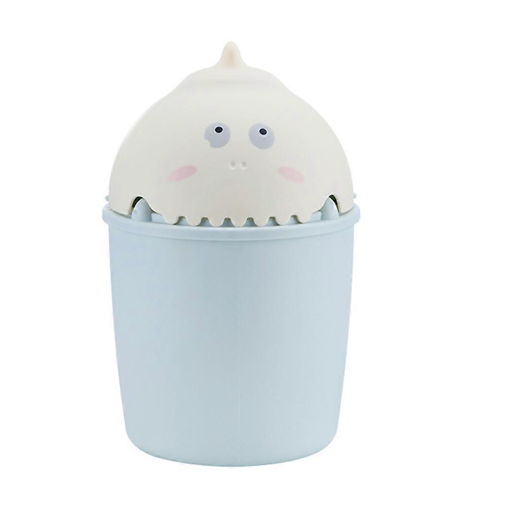 Cartoon Style Desktop Trash Can Dinosaur Shaped Waste Bin 2Pcs