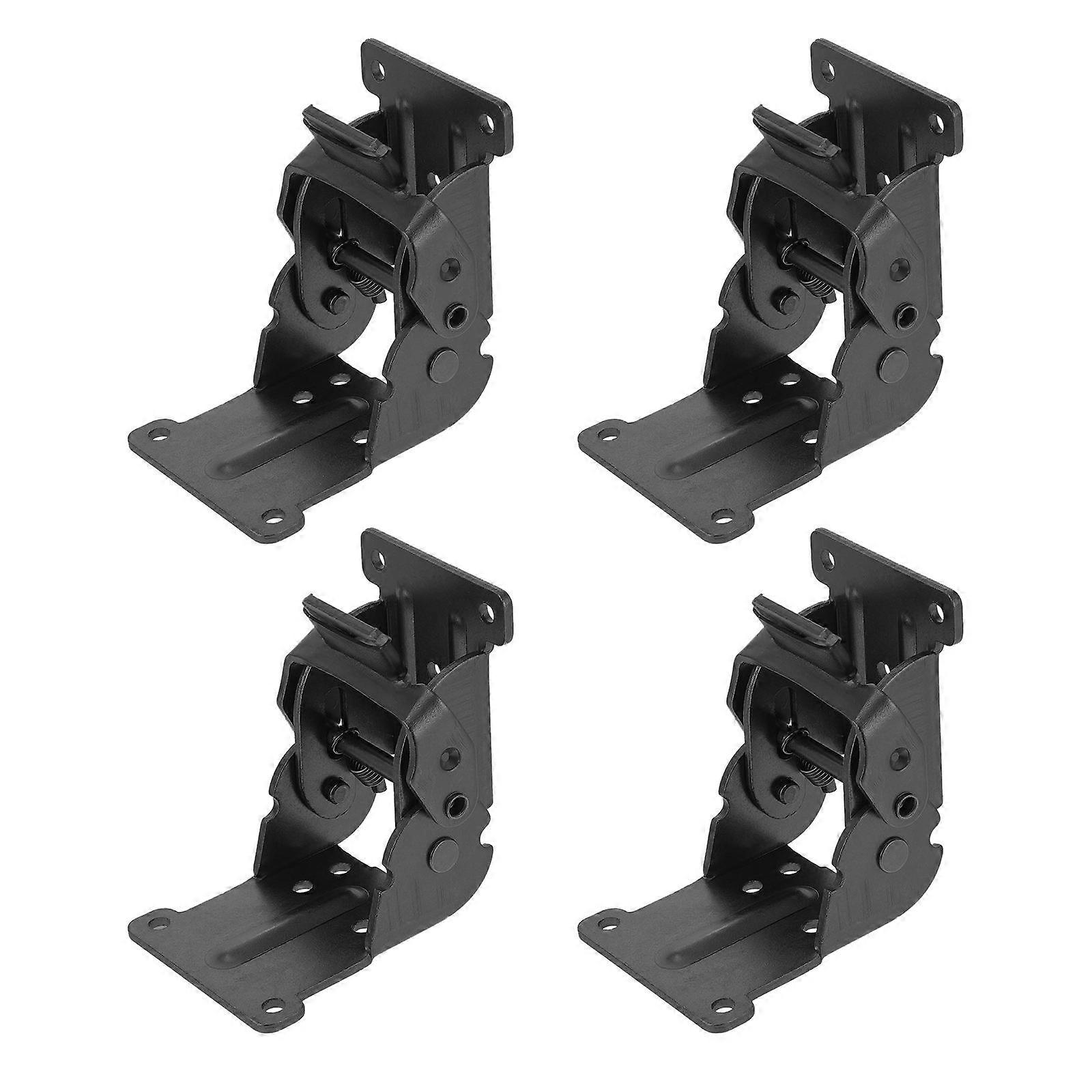 Foldable Support Hinges For Kitchen Use 10.70X5.00X3.00CM Black 4Pcs