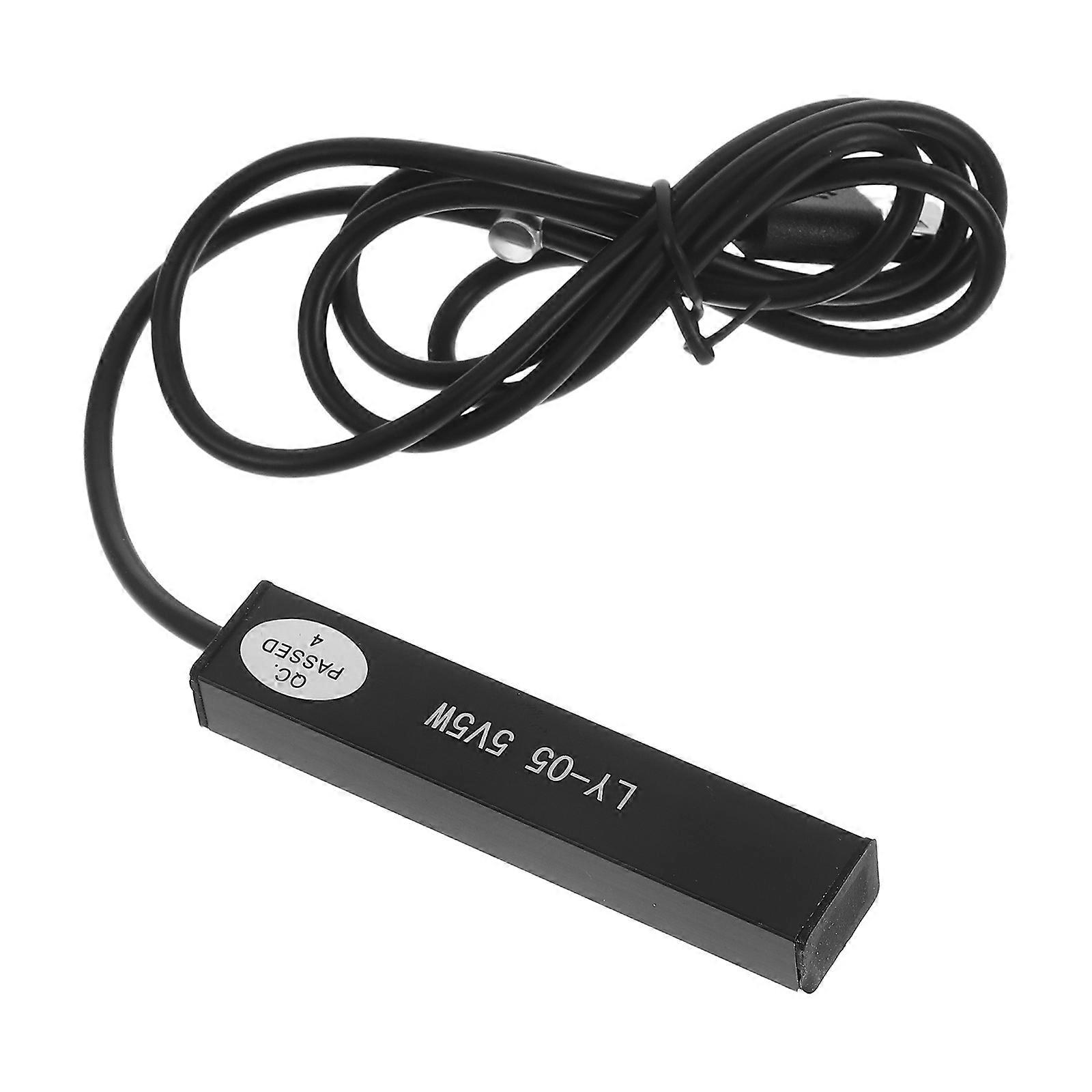 Compact 5W Water Heater For Turtle Tank, Efficient Temperature Controlling Heating Stick Suitable For Small Aquariums, Black Color 7.7X1.5X1CM - 2Pcs