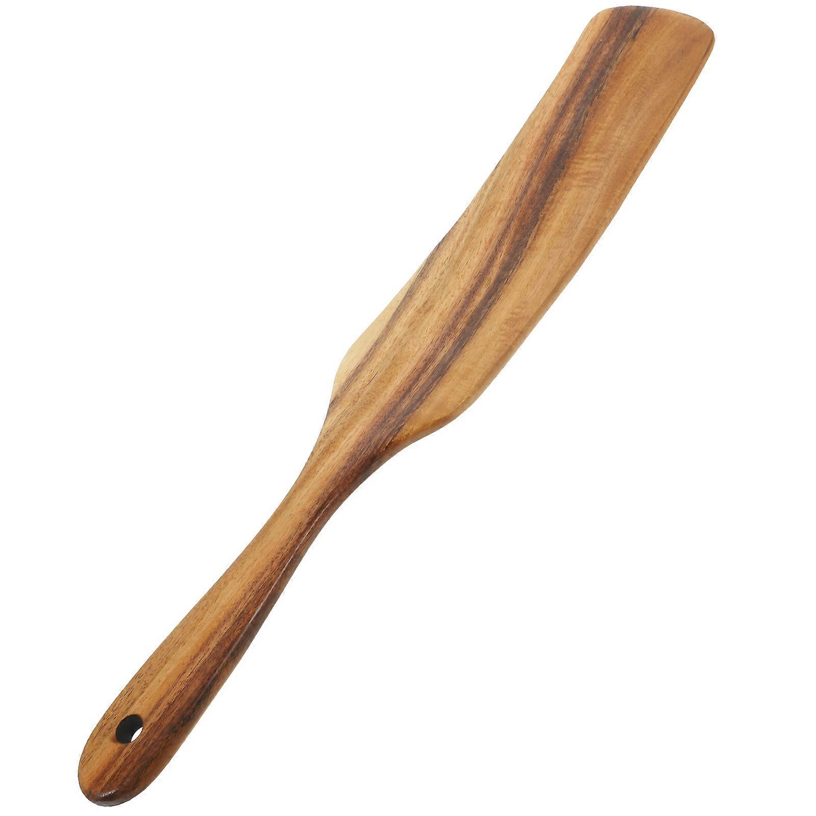 Kitchen for Cooking Use 3Pcs Wooden Long Handle Non Stick Spatulas