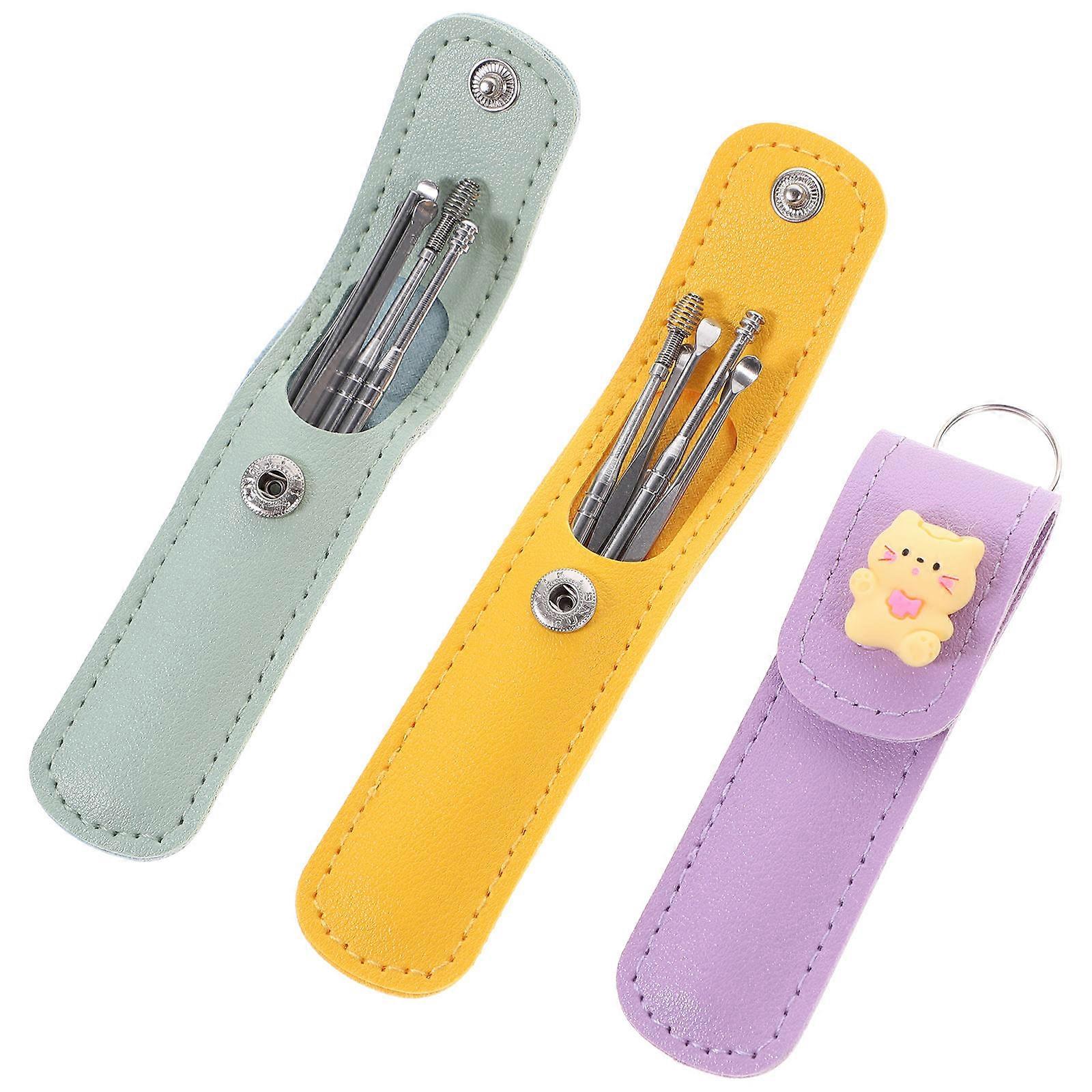 Cartoon Ear Wax Removal Tool Set 15 Sets For Adults Itch Relief And Ear Cleaning Daily Use Small Sized Supplies