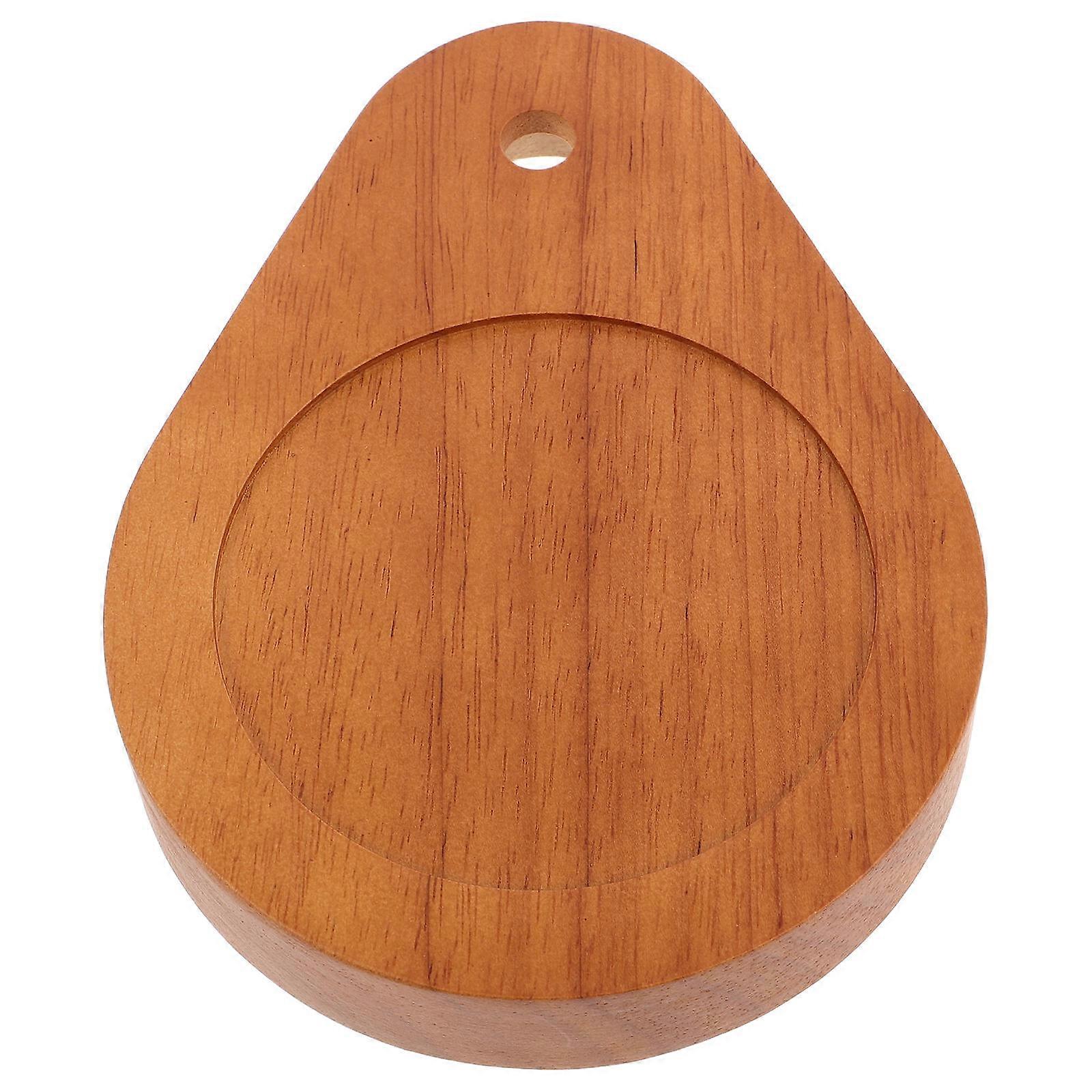 Wooden Display Lamp Base Drop-Shaped for Bedside Light 5Pcs for Bedroom