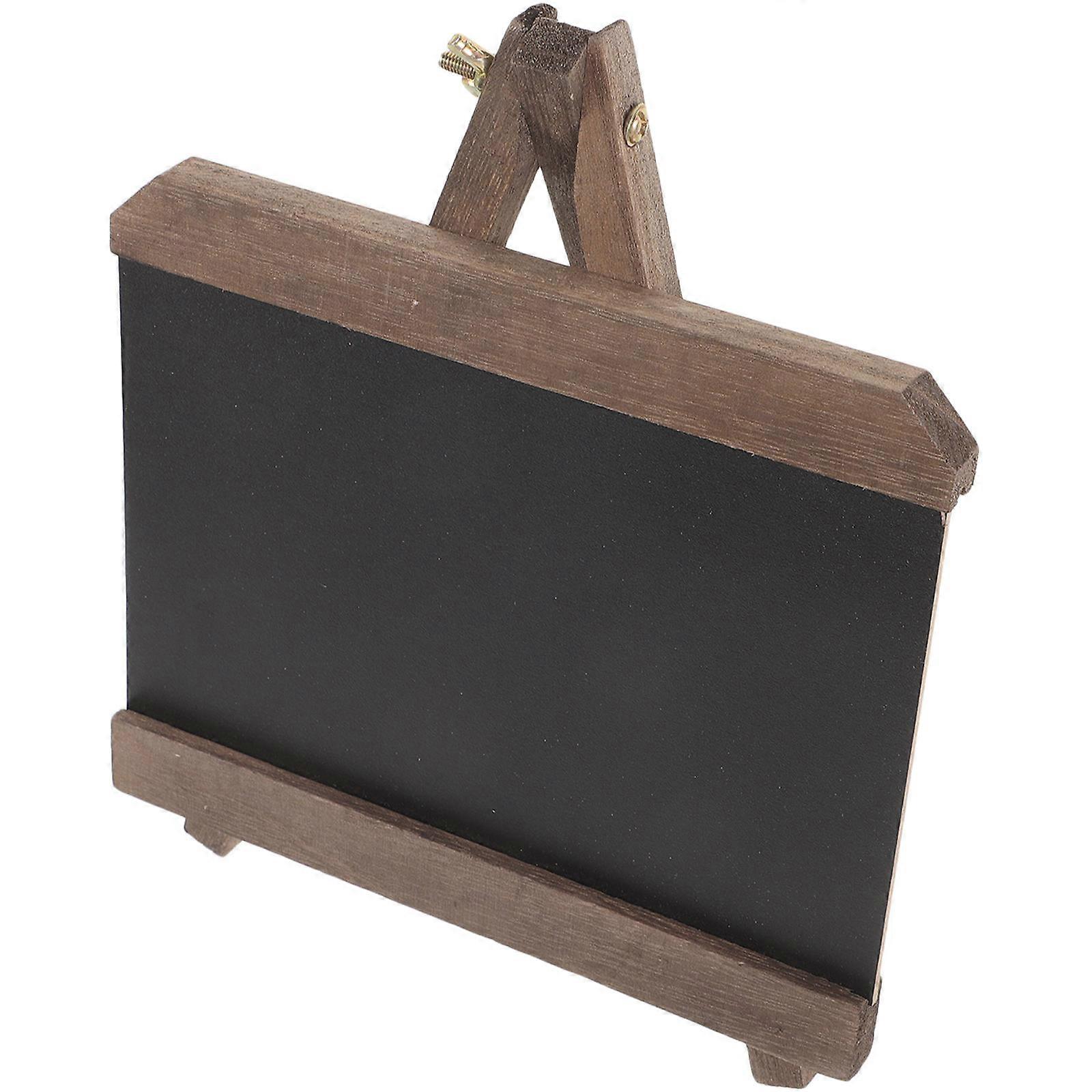 Bar Memo Chalkboard Wooden Desktop Chalkboard Sign for Writing 2Pcs