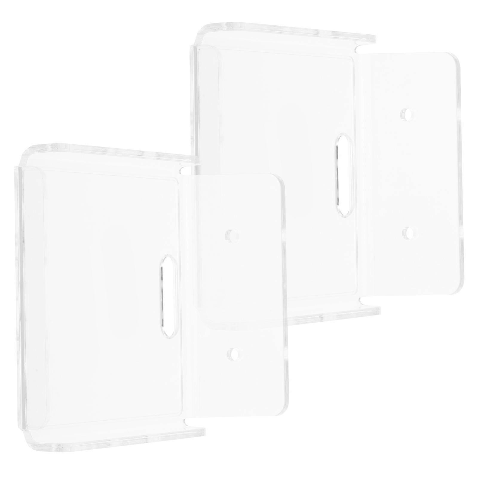 Small Wall Shelf Acrylic Router Wall Mount Rack 6Pcs for Home Use
