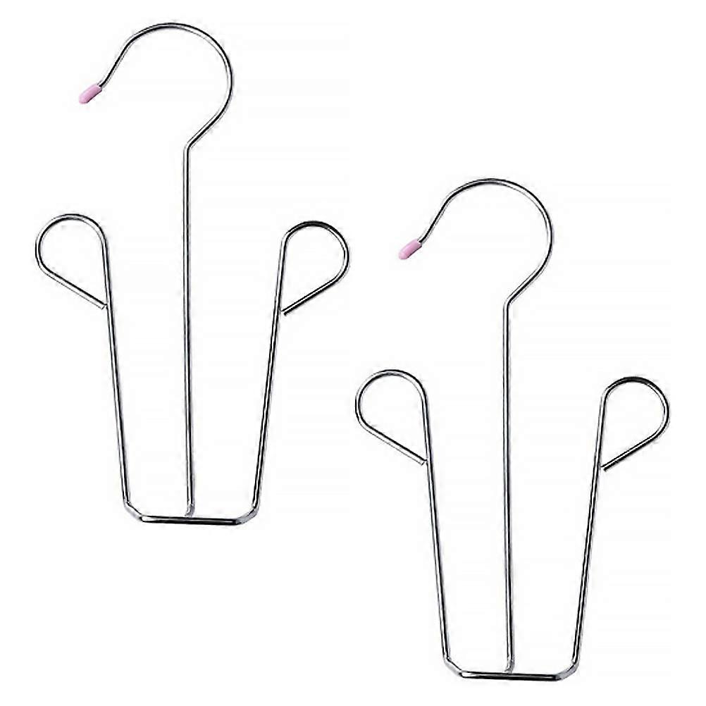 Shoe Racks Stainless Steel for Hanging 6Pcs with Double Hook Design