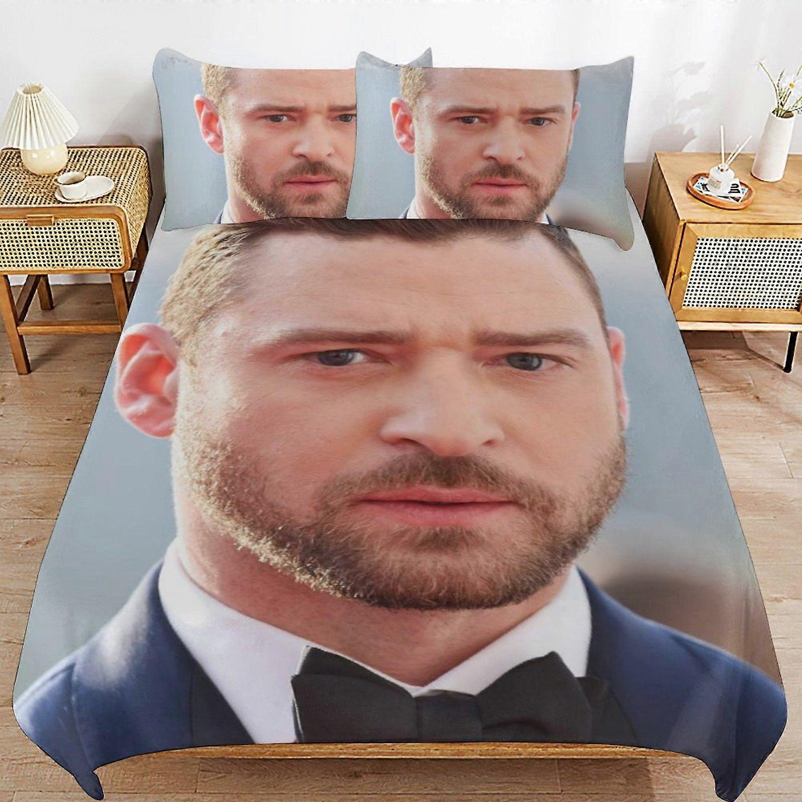 A92 justin yimberlake Classic Feel Thread Line Comfort Touch Secure Zip Practical Layer Duvet Cover Sets Habit N92