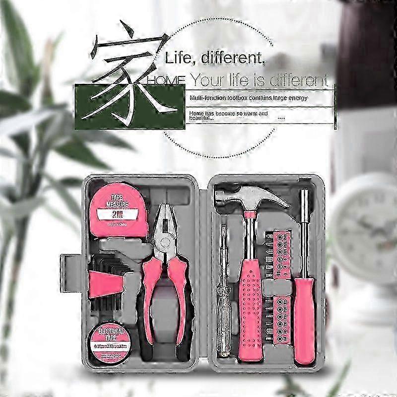 Home Hardware Tools Multi-functional Pliers Tape Measure Wrench Family Repair Manual Tool Box Set