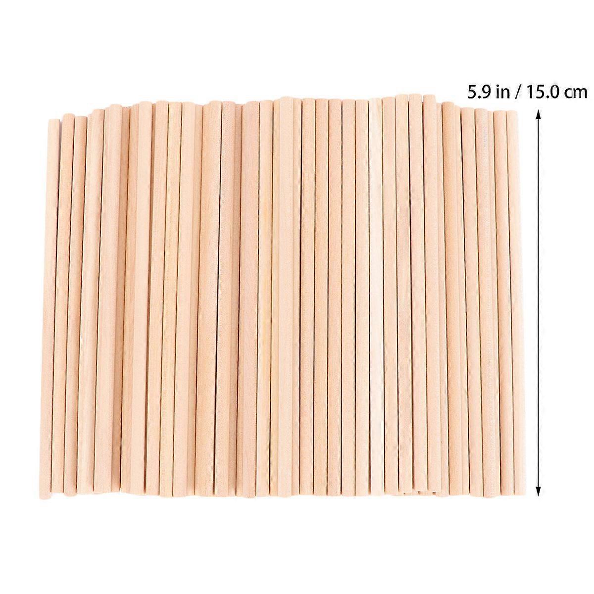 Craft Sticks For DIY And Woodworking In Khaki 100Pcs Perfect For Toys And House Decorating Projects