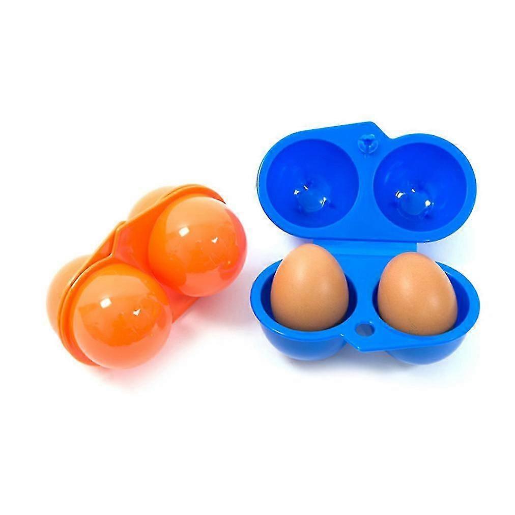 Draagbare eierdoos voor buitenkeuken, plastic eieropslagdoos