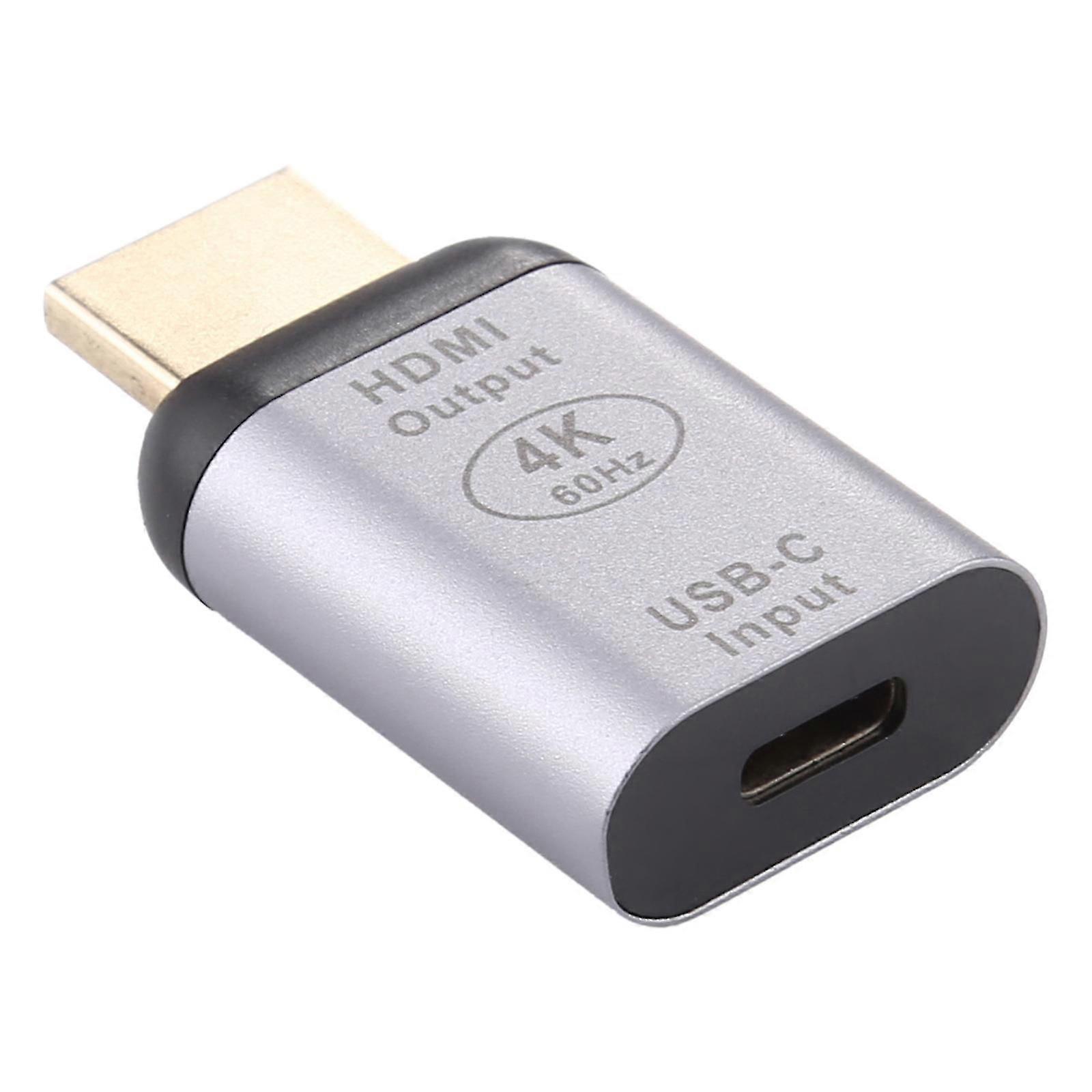 Tipo-C / USB-C Hembra a HDMI Macho Adaptador de aleación de aluminio