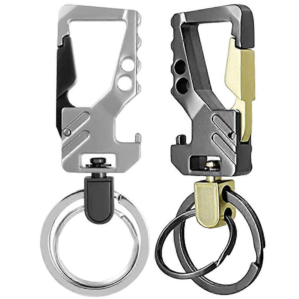 Opener Multi-Function Decorative Key Chains 6Pcs Zinc Alloy Key Accessory