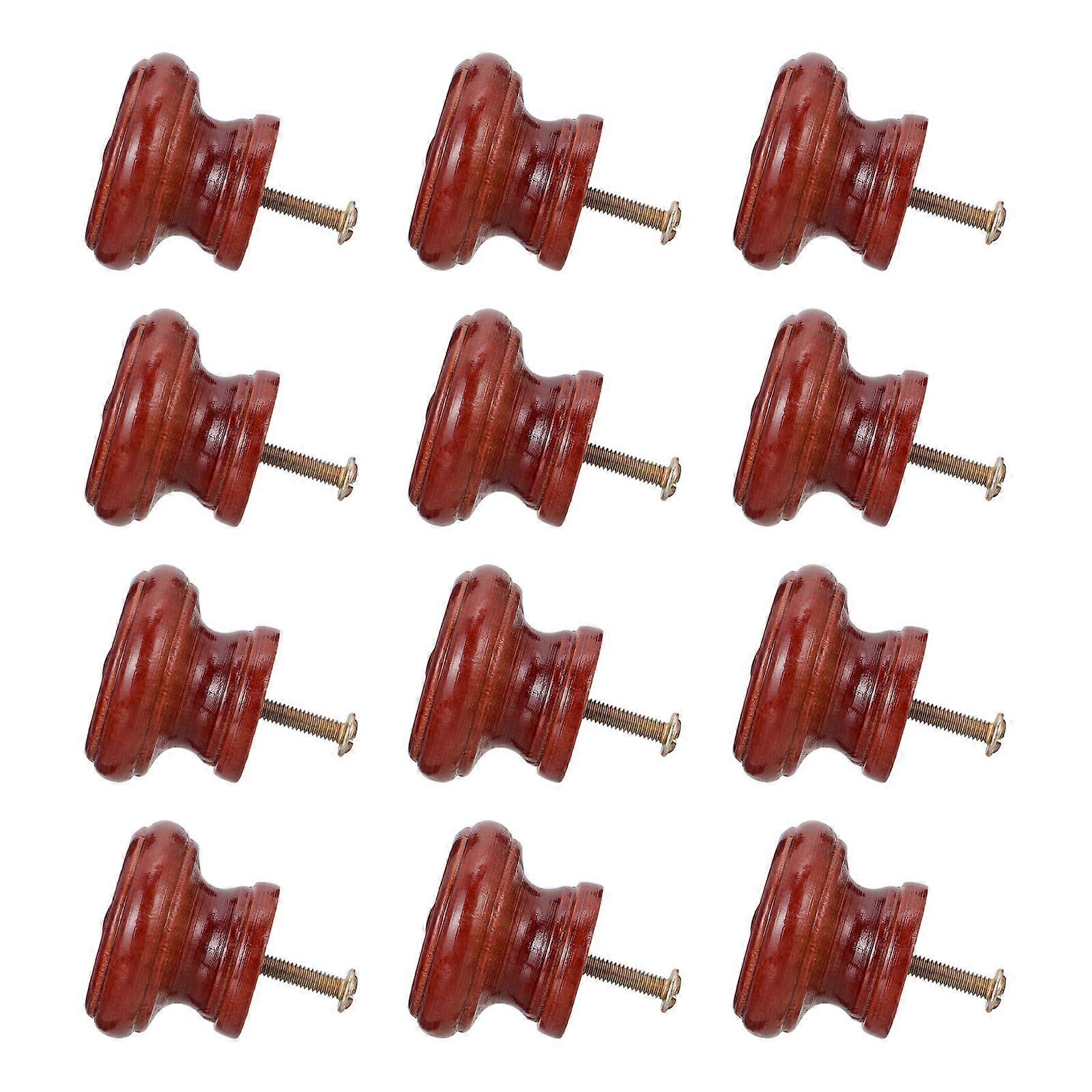 Cabinet Pull Handle Drawer Knob for Furniture 96Pcs Light Brown
