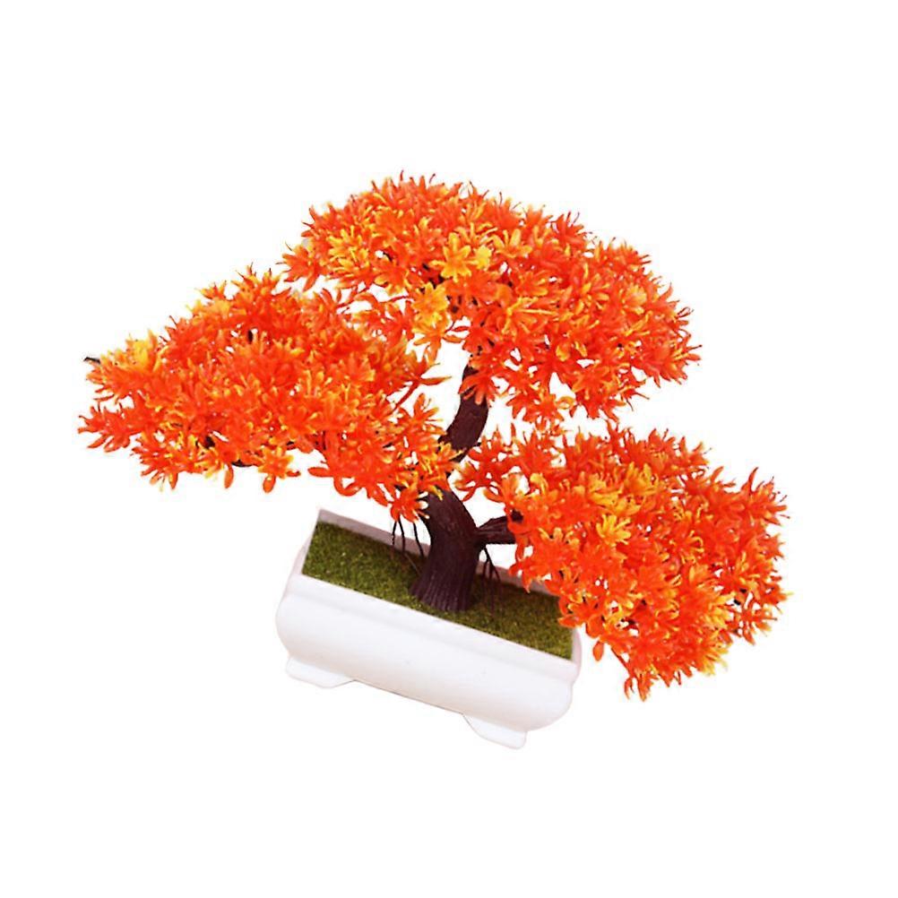 Artificial Plants Simulation Pine Red Ornaments for Home Decoration 27x18x5cm 1Pack
